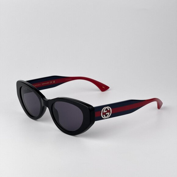 Gucci GG1862S Sunglasses – Black Cat Eye Frame Violet Lenses | Model GG1862S 004 main image 5